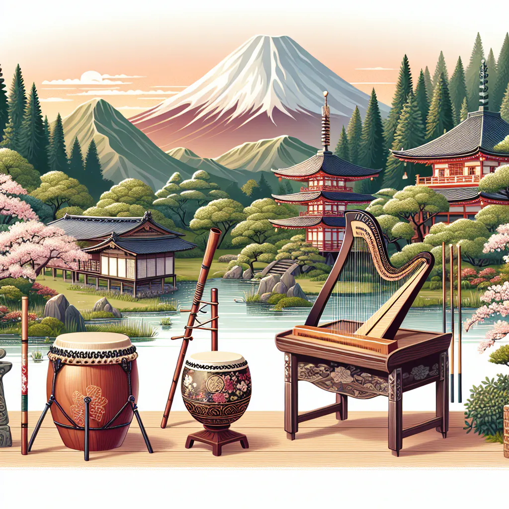Japonia tradycyjne instrumenty muzyczne - odkryj ich magię