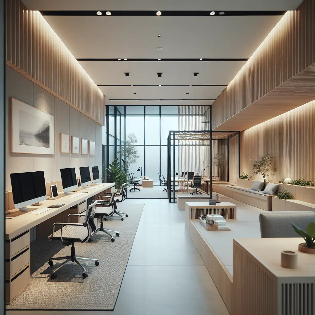 Nowoczesne budynki biurowe w dzielnicy biznesowej Tokio