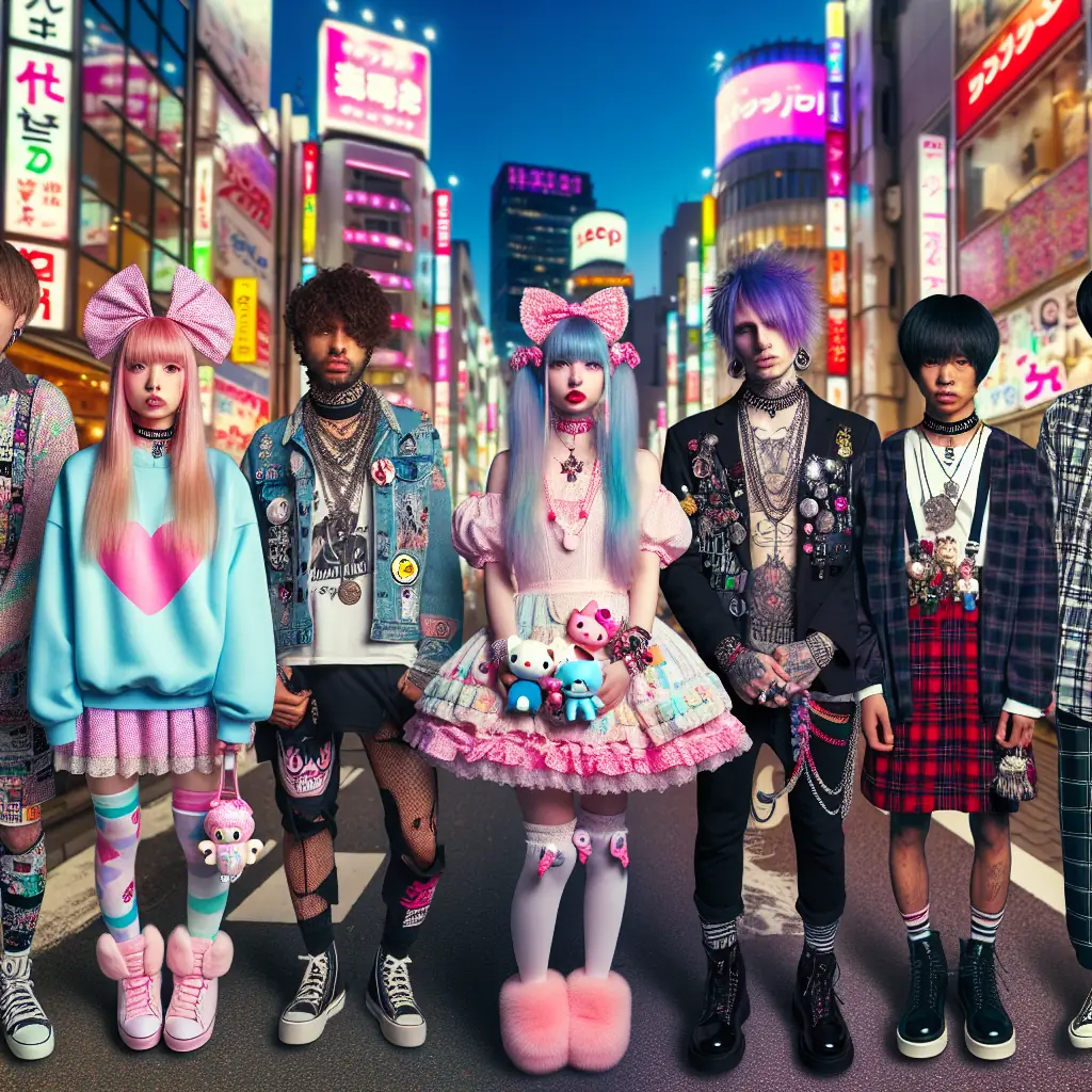 Harajuku Style - Japońska Moda Uliczna: Odkryj Unikalny Świat Kolorów i Kreatywności