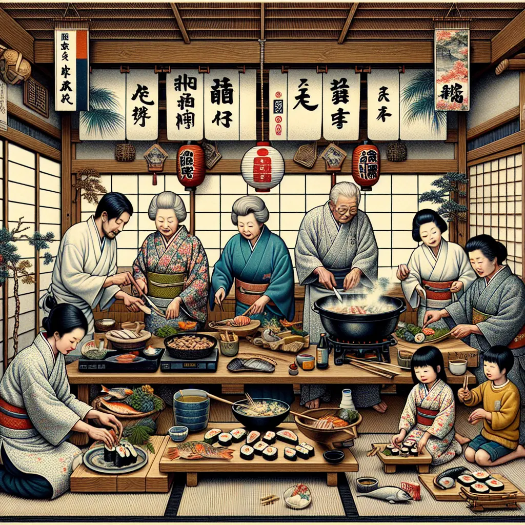 Świąteczne dekoracje kadomatsu przed świątynią