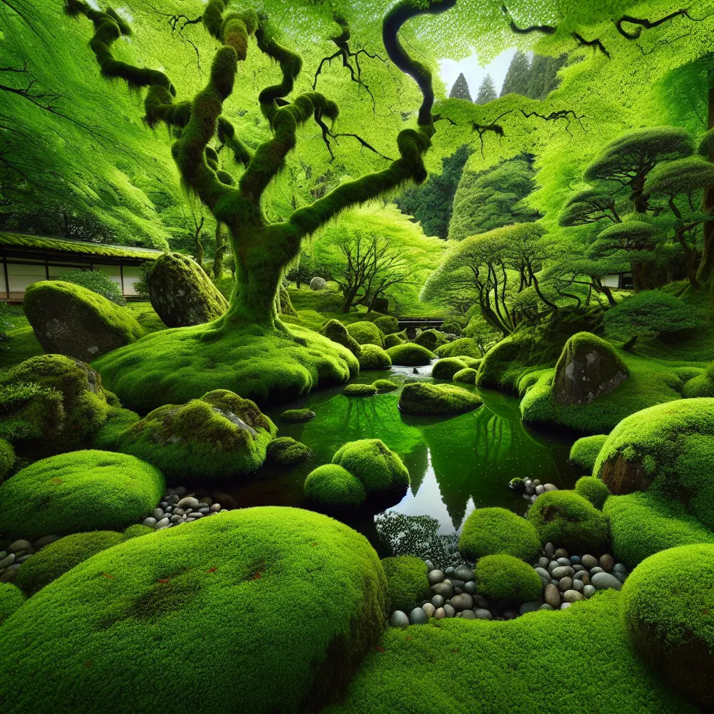 Ogrody Mchów w Japonii – Zielona Harmonia w Sercu Natury