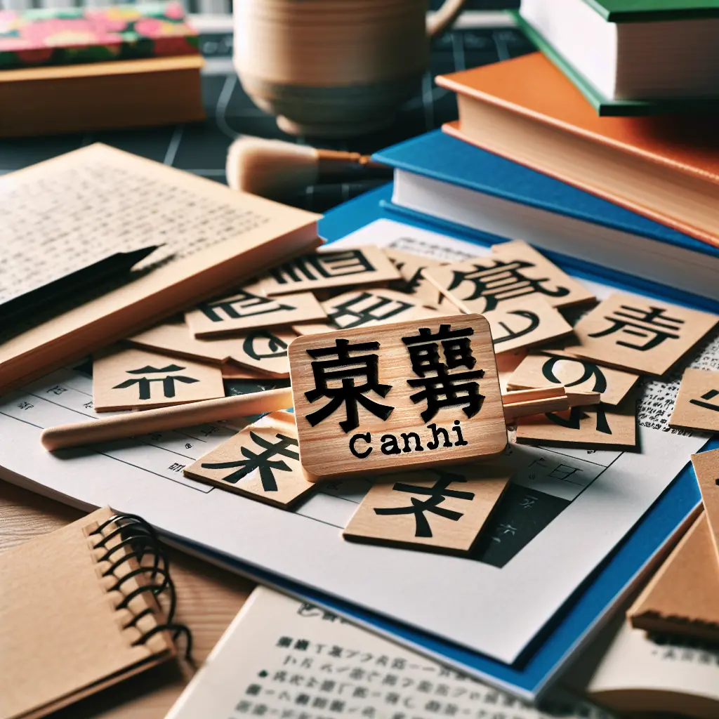 Przykłady kanji napisane tradycyjnym pędzlem