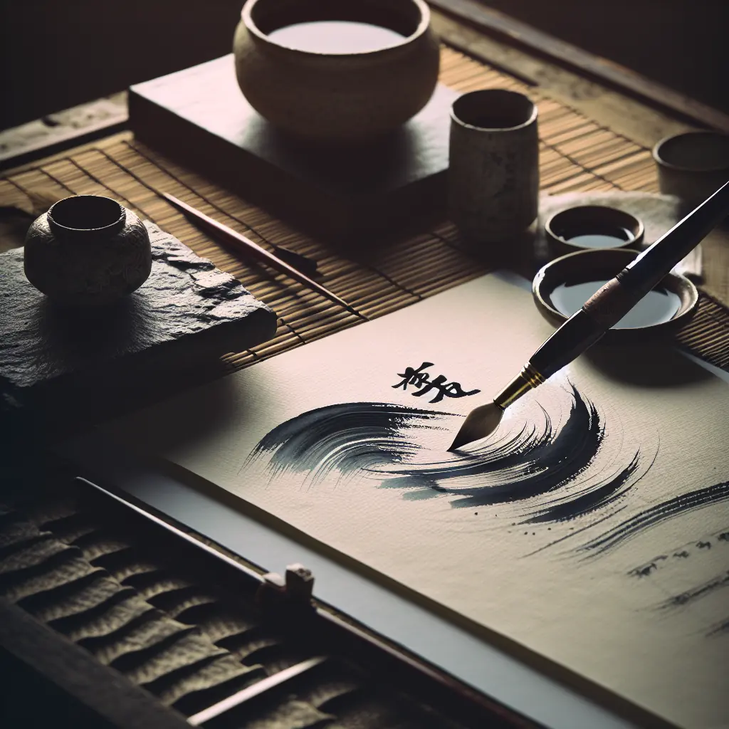 Shodo - Sztuka Japońskiej Kaligrafii: Od Pióra do Sztuki
