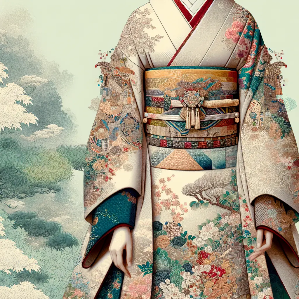 Panna młoda w tradycyjnym białym kimono shiromuku