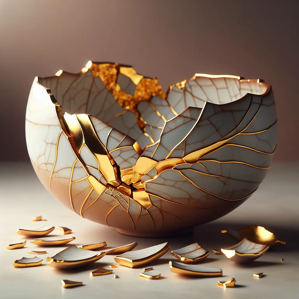 Kintsugi – Sztuka Naprawiania Ceramiki Złotem