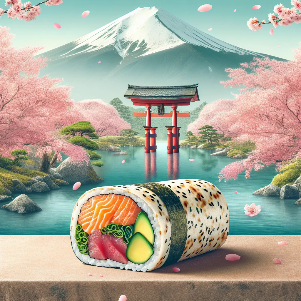 Nowoczesne danie fusion łączące elementy kuchni japońskiej i zachodniej