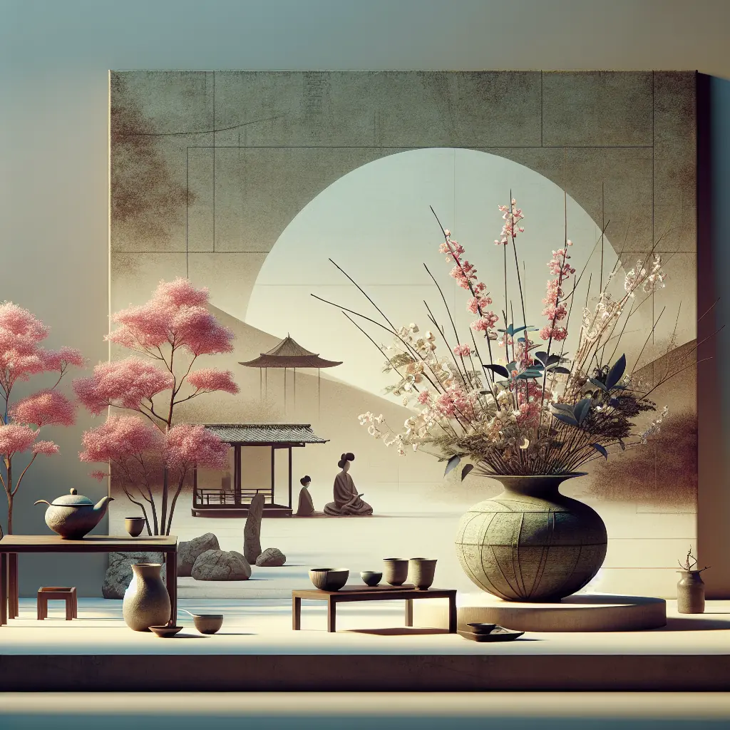 Sala medytacyjna w świątyni zen podczas praktyki