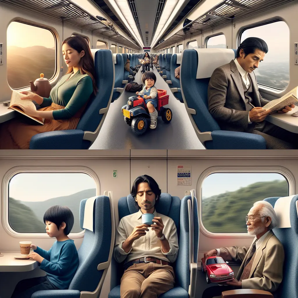 Pierwszy model pociągu Shinkansen obok najnowszej generacji