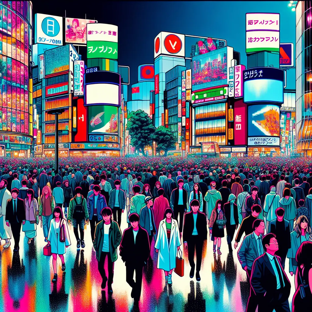 Mapa systemu metra w Tokio z oznaczeniami głównych linii i przystanków