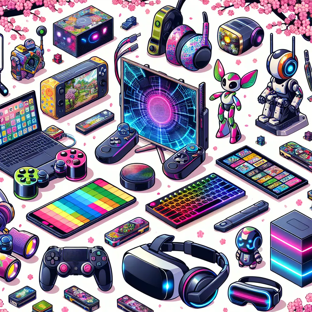 Kolorowa dzielnica Akihabara nocą - centrum elektroniki w Tokio